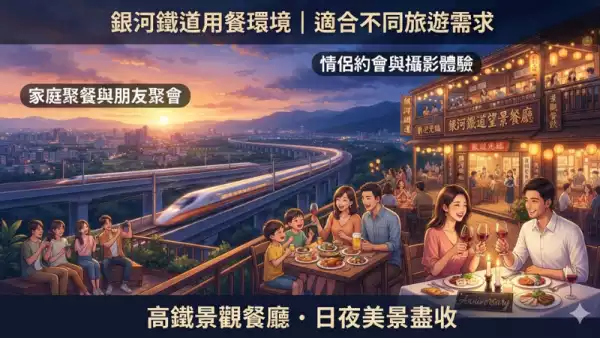銀河鐵道用餐環境