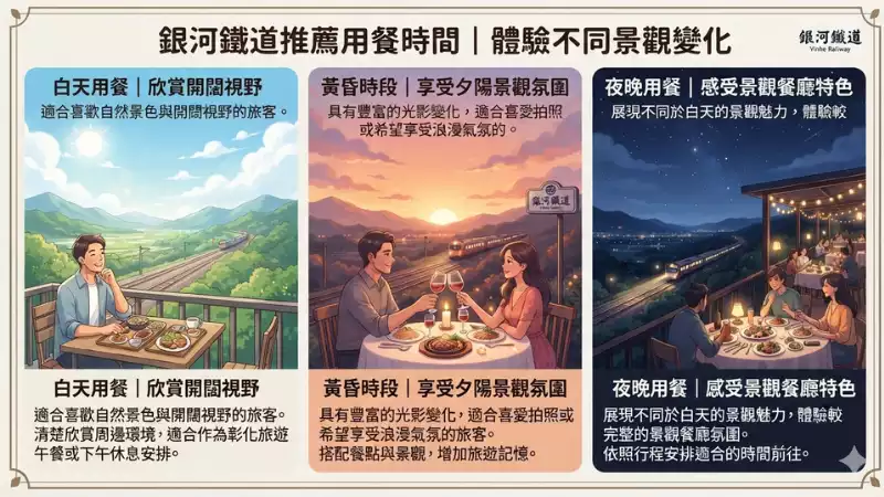 銀河鐵道推薦用餐時間